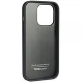 Audi iPhone 14 Pro Deksel Genuine Leather Case Svart