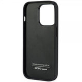 Audi iPhone 14 Pro Deksel Genuine Leather Case Svart