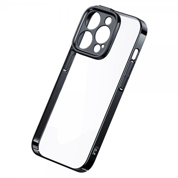 Baseus iPhone 14 Pro Deksel Glitter Series Svart