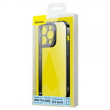Baseus iPhone 14 Pro Deksel Glitter Series Svart