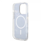 Guess iPhone 14 Pro Deksel Golden Marble MagSafe Svart