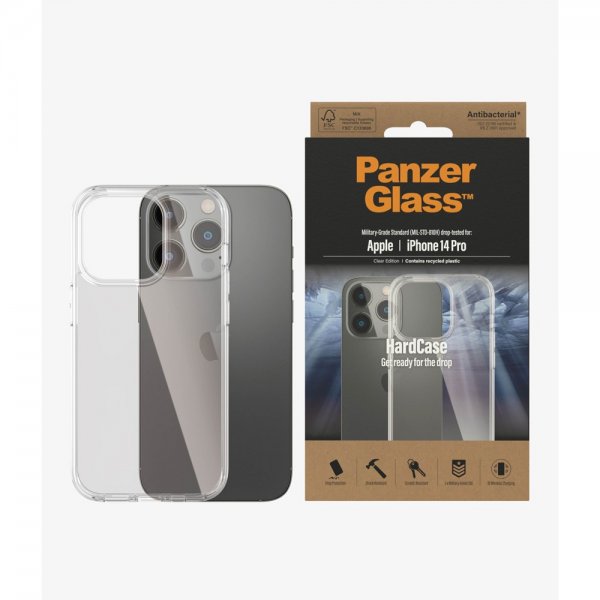 PanzerGlass iPhone 14 Pro Deksel HardCase Transparent
