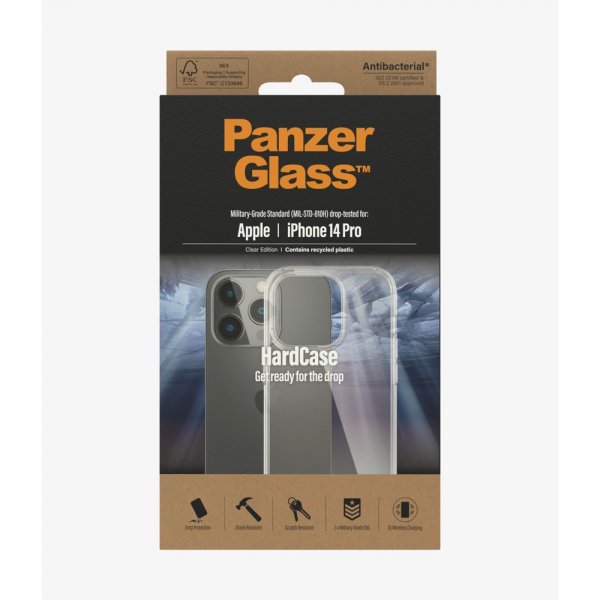 PanzerGlass iPhone 14 Pro Deksel HardCase Transparent