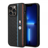 BMW iPhone 14 Pro Deksel Hexagonal Pattern Svart
