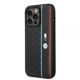 BMW iPhone 14 Pro Deksel Hexagonal Pattern Svart