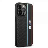 BMW iPhone 14 Pro Deksel Hexagonal Pattern Svart