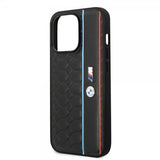 BMW iPhone 14 Pro Deksel Hexagonal Pattern Svart