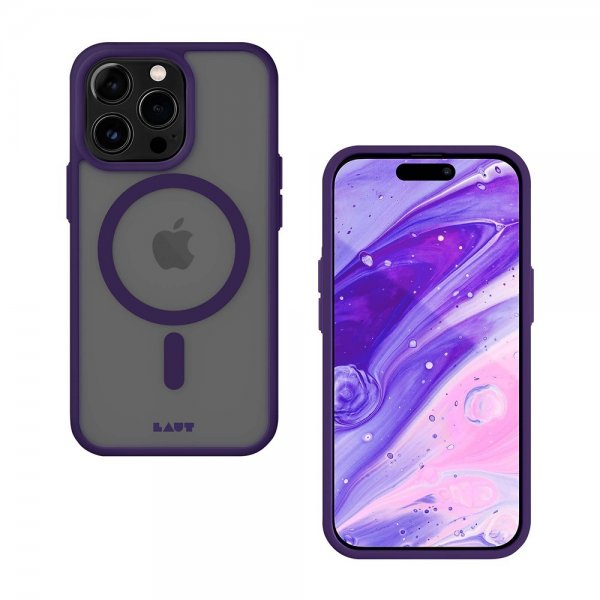 LAUT iPhone 14 Pro Deksel Huex Protect MagSafe Dark Purple
