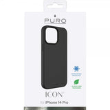 Puro iPhone 14 Pro Deksel Icon Svart