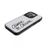Adidas iPhone 14 Pro Deksel Inlay Embroidery Case Hvit Svart