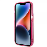 Karl Lagerfeld iPhone 14 Pro Deksel Karl & Choupette Gradient Rosa