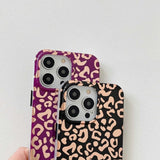 iPhone 14 Pro Deksel Leopardmønster Hvit