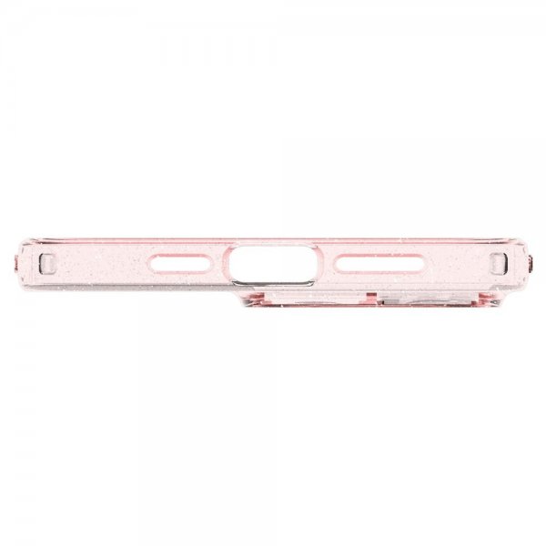 Spigen iPhone 14 Pro Deksel Liquid Crystal Glitter Rose Quartz