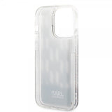 Karl Lagerfeld iPhone 14 Pro Deksel Liquid Glitter Monogram Svart