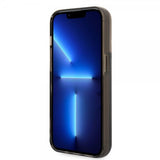 Karl Lagerfeld iPhone 14 Pro Deksel Liquid Glitter Translucent Svart