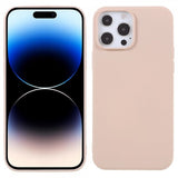 X-Level iPhone 14 Pro Deksel Liquid Silicone Beige