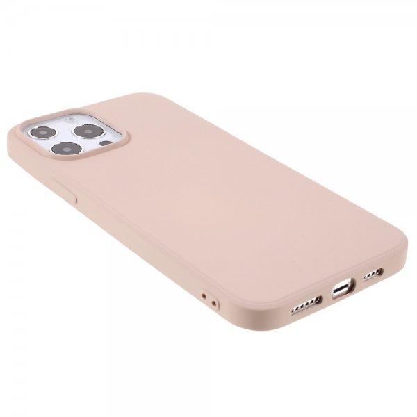 X-Level iPhone 14 Pro Deksel Liquid Silicone Beige