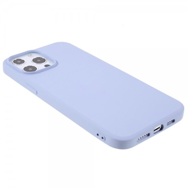 X-Level iPhone 14 Pro Deksel Liquid Silicone Lilla