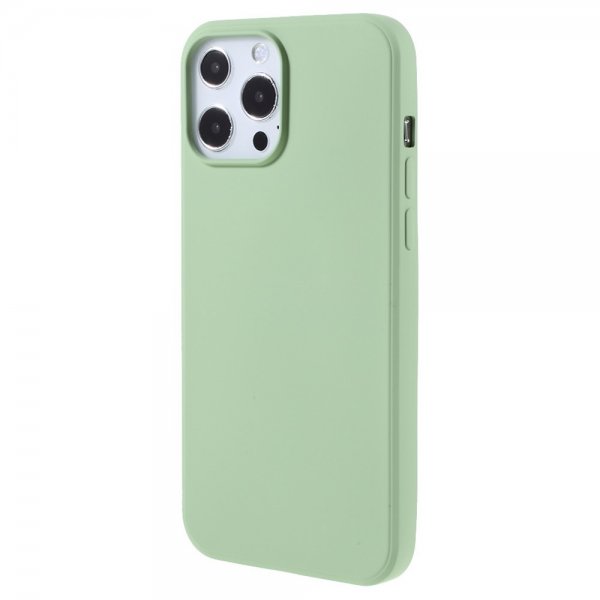 X-Level iPhone 14 Pro Deksel Liquid Silicone Lysegrønn