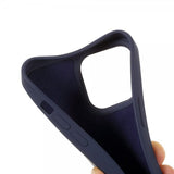 X-Level iPhone 14 Pro Deksel Liquid Silicone Mørkeblå