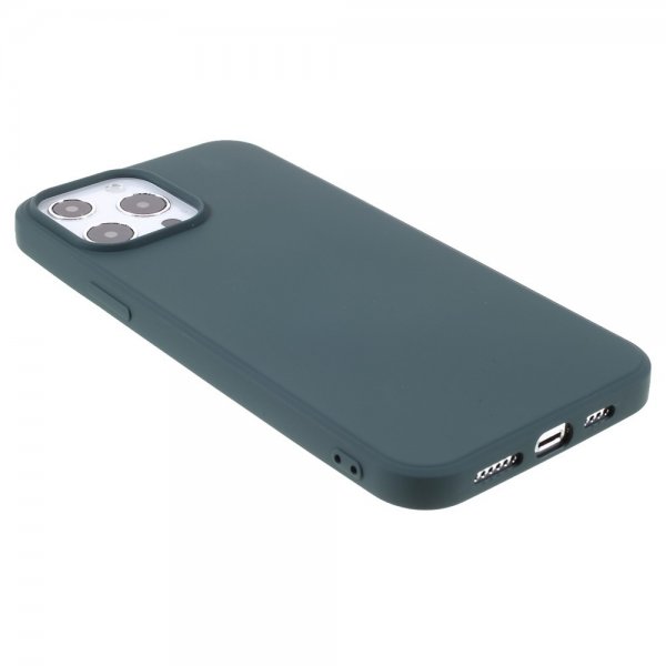 X-Level iPhone 14 Pro Deksel Liquid Silicone Petrol