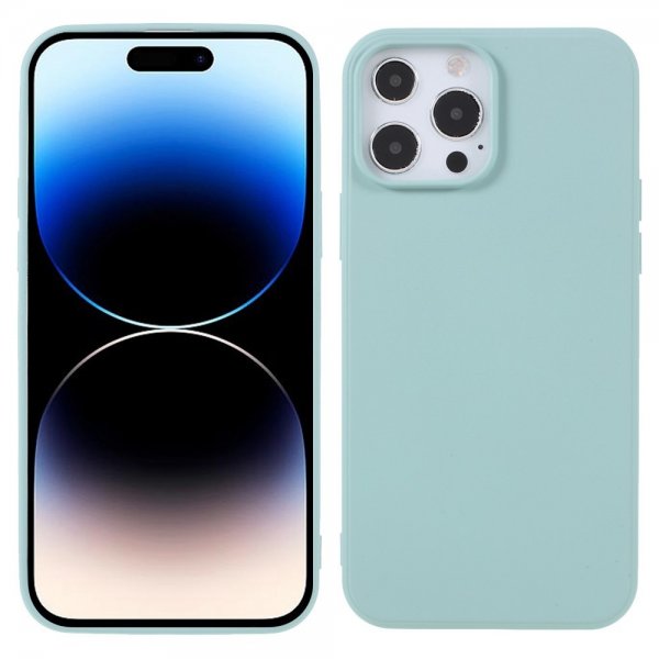 X-Level iPhone 14 Pro Deksel Liquid Silicone Turkis