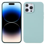 X-Level iPhone 14 Pro Deksel Liquid Silicone Turkis