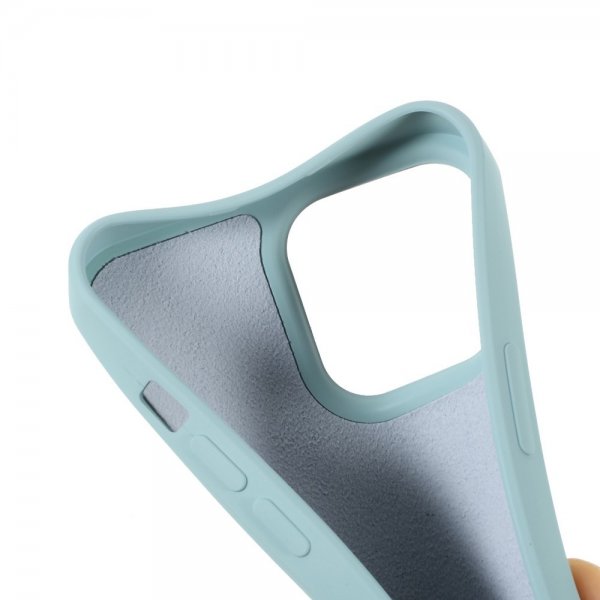 X-Level iPhone 14 Pro Deksel Liquid Silicone Turkis