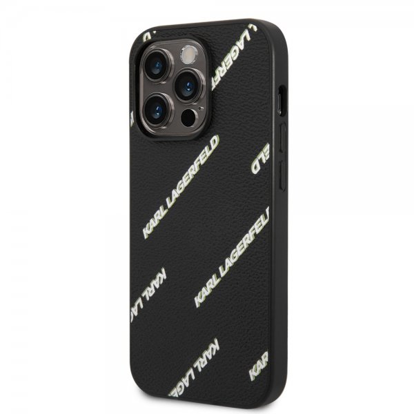 Karl Lagerfeld iPhone 14 Pro Deksel Logomania Svart