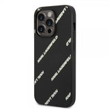 Karl Lagerfeld iPhone 14 Pro Deksel Logomania Svart