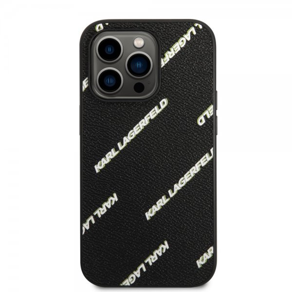 Karl Lagerfeld iPhone 14 Pro Deksel Logomania Svart