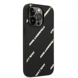 Karl Lagerfeld iPhone 14 Pro Deksel Logomania Svart