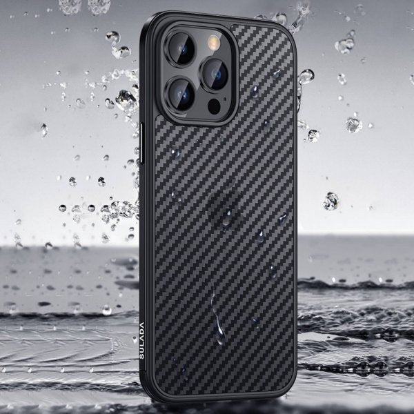 Sulada iPhone 14 Pro Deksel Luxury Series Blå
