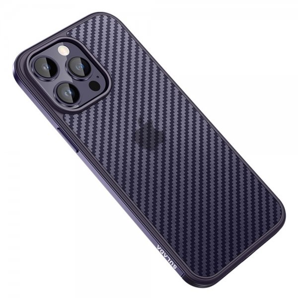 Sulada iPhone 14 Pro Deksel Luxury Series Lilla