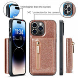 Dg.Ming iPhone 14 Pro Deksel M3 Series Avtakbart Kortholder Gull
