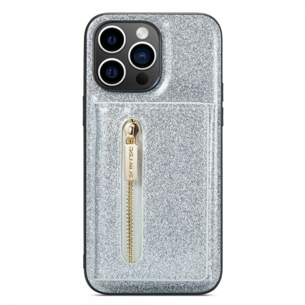 Dg.Ming iPhone 14 Pro Deksel M3 Series Avtakbart Kortholder Sølv