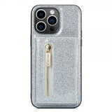 Dg.Ming iPhone 14 Pro Deksel M3 Series Avtakbart Kortholder Sølv