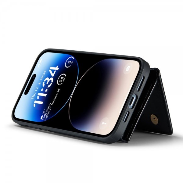 Dg.Ming iPhone 14 Pro Deksel M3 Series Avtakbart Kortholder Svart