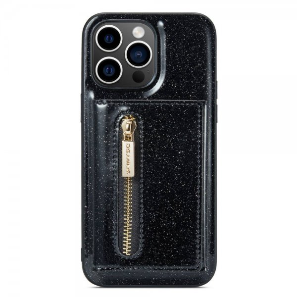 Dg.Ming iPhone 14 Pro Deksel M3 Series Avtakbart Kortholder Svart