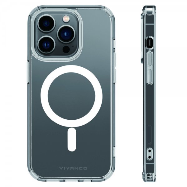 Vivanco iPhone 14 Pro Deksel Mag Steady Transparent