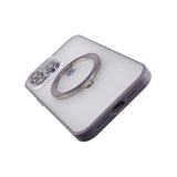 Rvelon iPhone 14 Pro Deksel MagSafe Ring Lilla