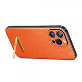 Sulada iPhone 14 Pro Deksel med Stativ Oransje