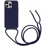 iPhone 14 Pro Deksel med Stropp Blå