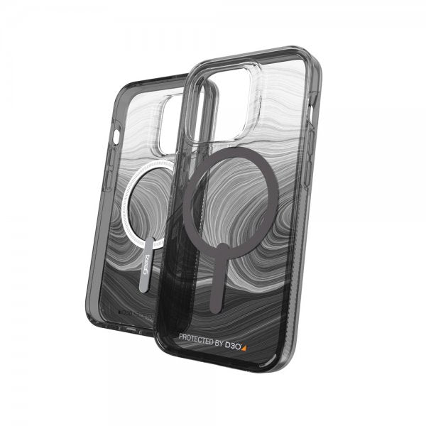 Gear4 iPhone 14 Pro Deksel Milan Snap Black Swirl