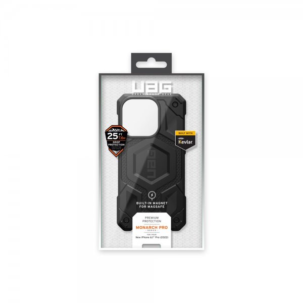 Urban Armor Gear (UAG) iPhone 14 Pro Deksel Monarch Pro MagSafe Kevlar Black