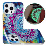 iPhone 14 Pro Deksel Motiv Blå Mandala