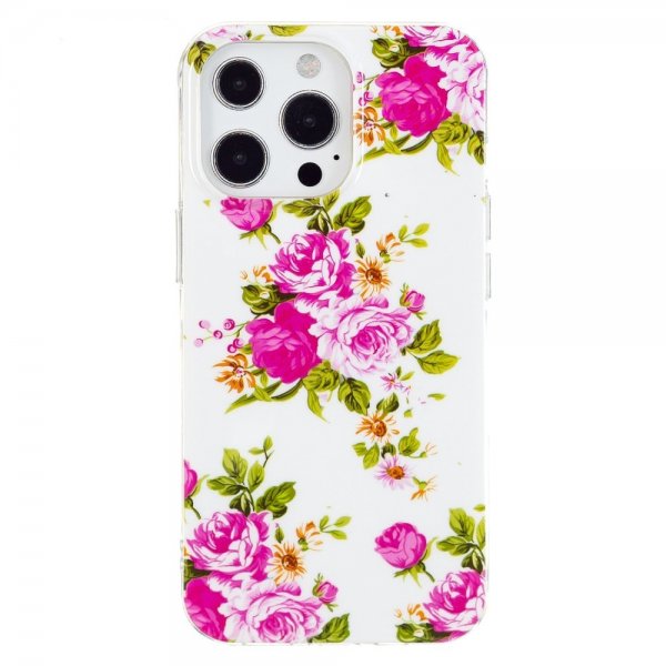 iPhone 14 Pro Deksel Motiv Rosa Rosor