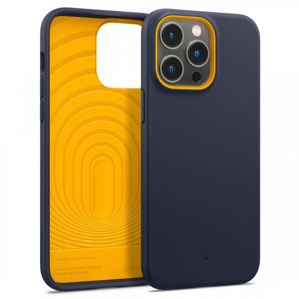 Caseology iPhone 14 Pro Deksel Skjermbeskytter Nano Pop 360 Blueberry Navy