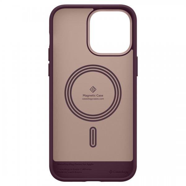 Caseology iPhone 14 Pro Deksel Nano Pop Mag Burgundy Bean