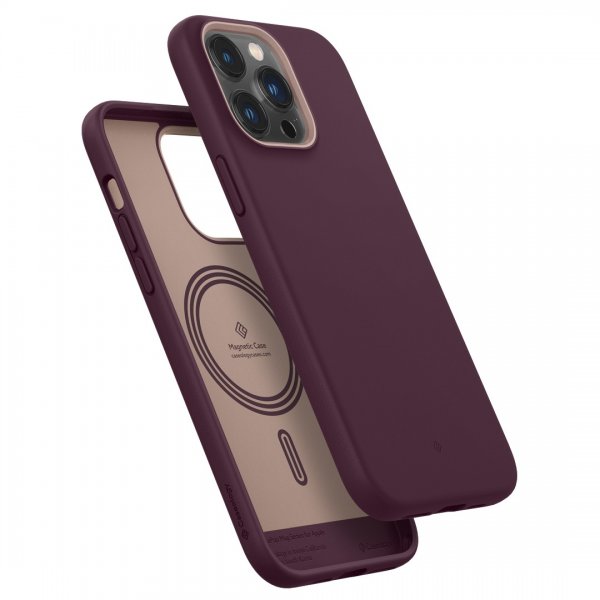 Caseology iPhone 14 Pro Deksel Nano Pop Mag Burgundy Bean